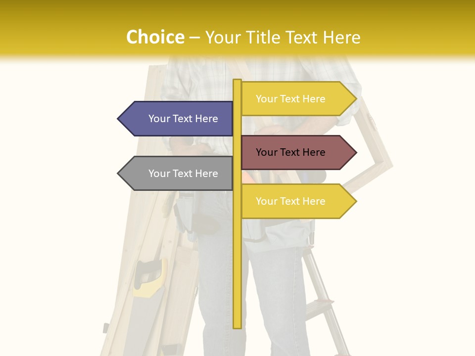 Builder Man Occupation PowerPoint Template