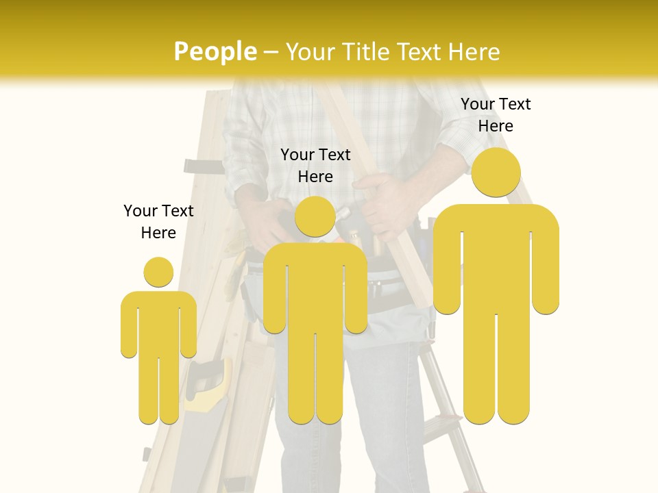Builder Man Occupation PowerPoint Template
