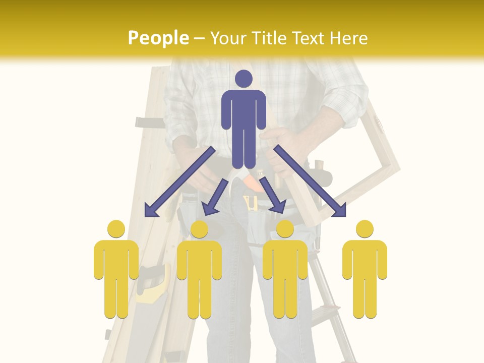 Builder Man Occupation PowerPoint Template