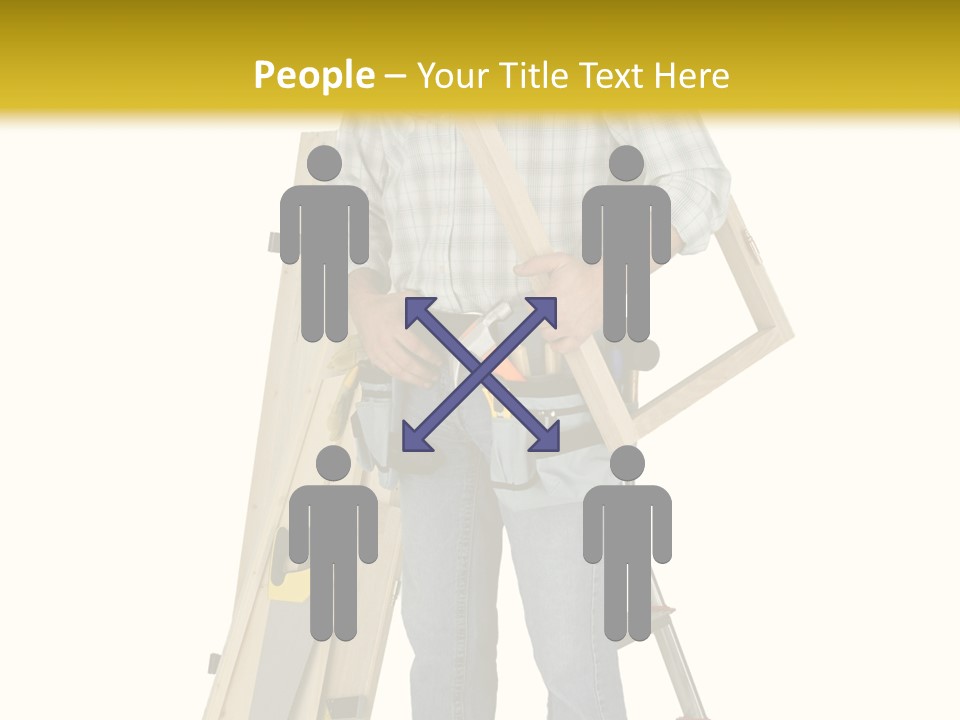 Builder Man Occupation PowerPoint Template