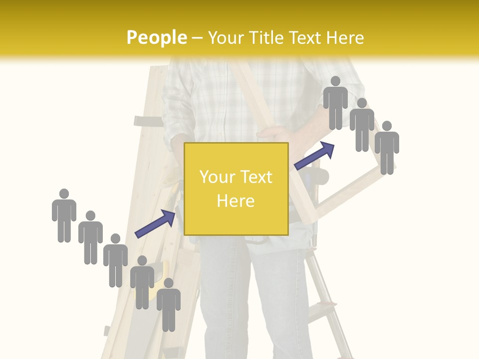 Builder Man Occupation PowerPoint Template