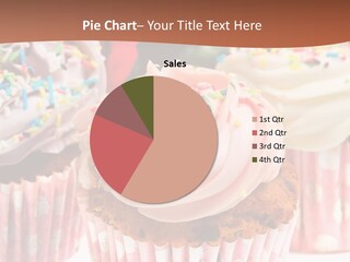 Frosting Cupcake Vanilla PowerPoint Template