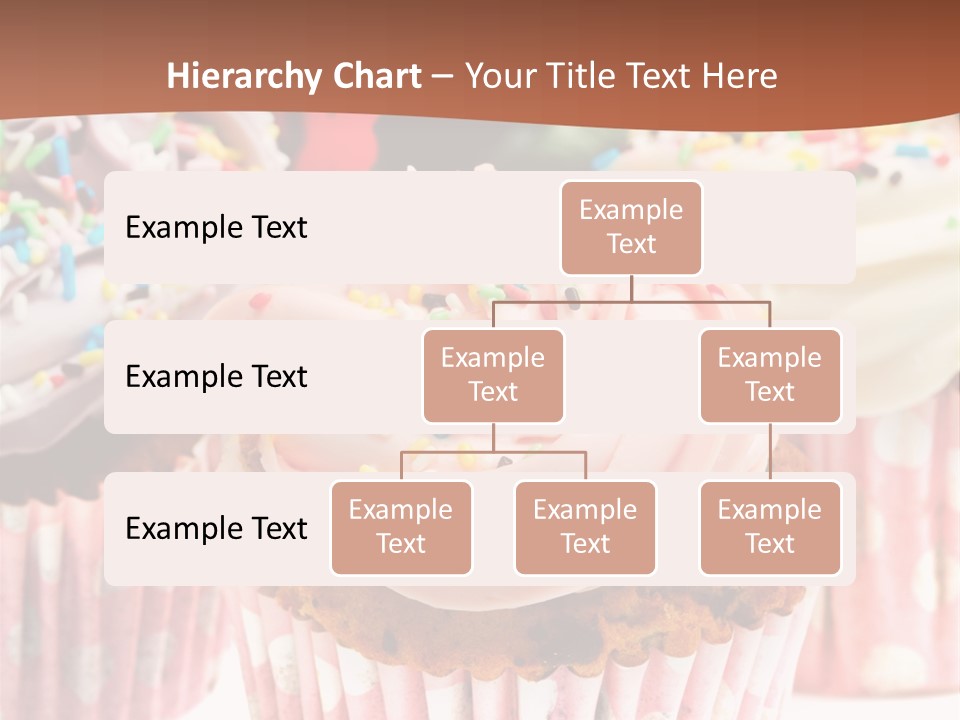 Frosting Cupcake Vanilla PowerPoint Template