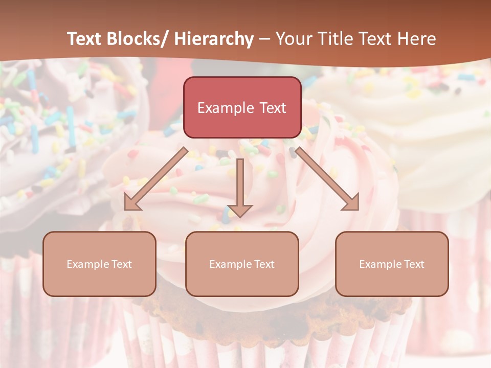 Frosting Cupcake Vanilla PowerPoint Template