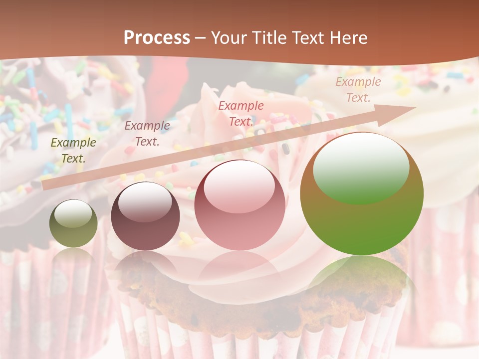 Frosting Cupcake Vanilla PowerPoint Template
