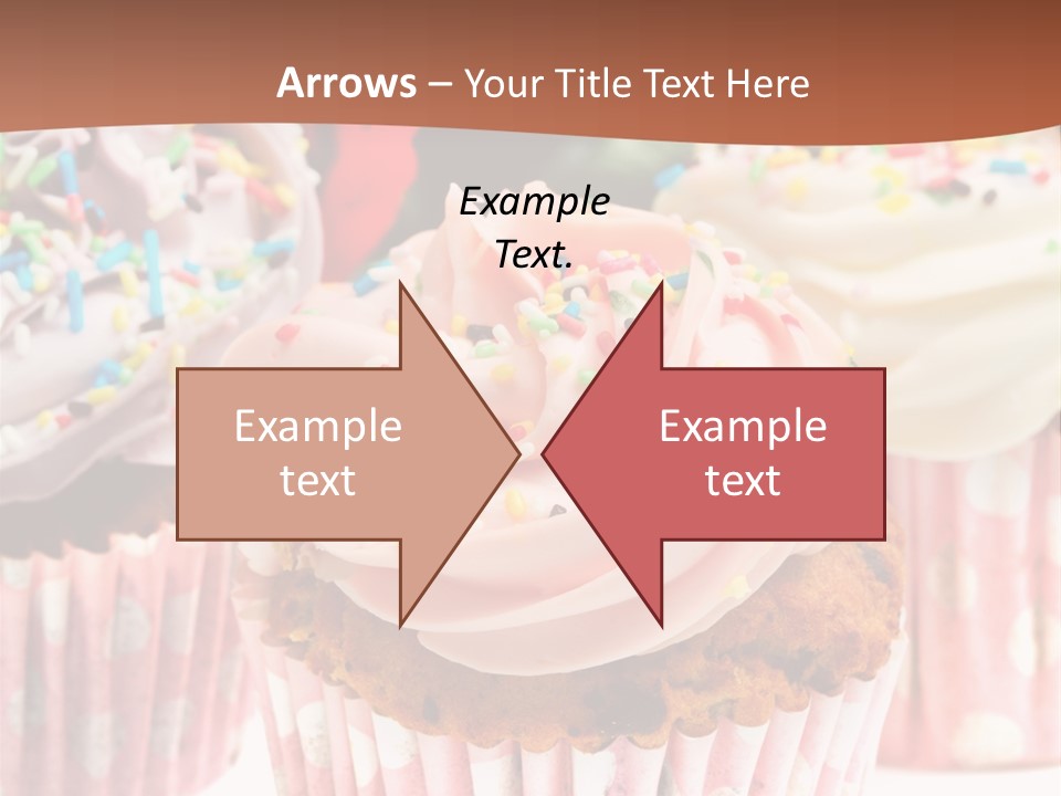 Frosting Cupcake Vanilla PowerPoint Template