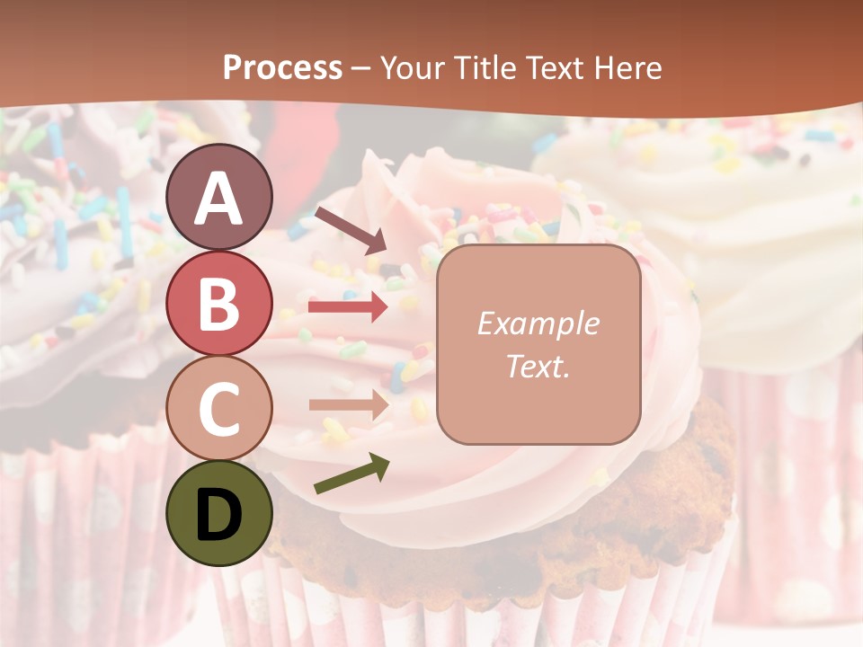 Frosting Cupcake Vanilla PowerPoint Template