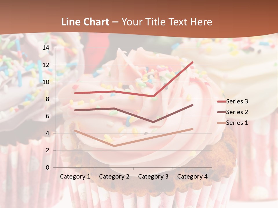 Frosting Cupcake Vanilla PowerPoint Template