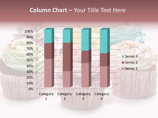 Cupcake Food Red PowerPoint Template