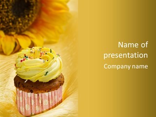 Cupcake Birthday Celebration PowerPoint Template