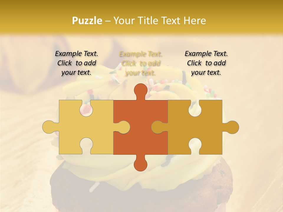 Cupcake Birthday Celebration PowerPoint Template