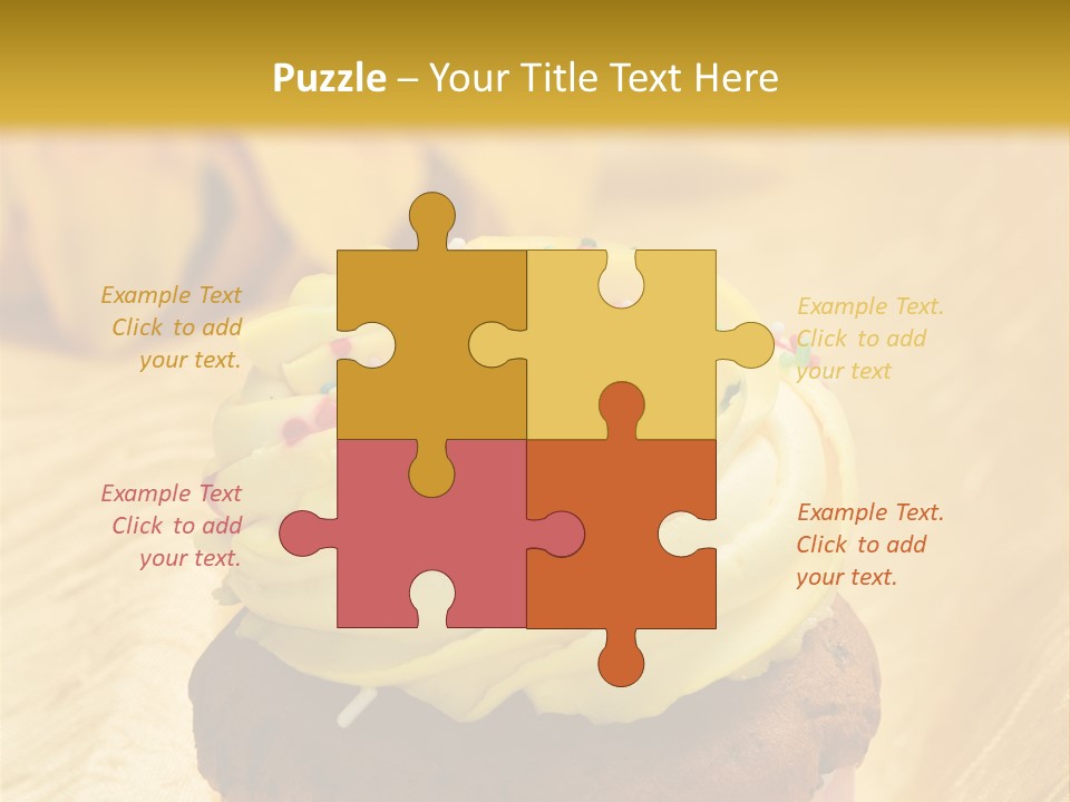 Cupcake Birthday Celebration PowerPoint Template