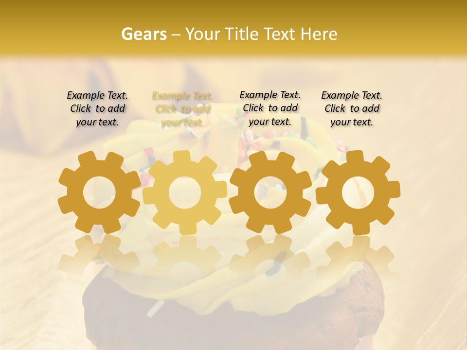 Cupcake Birthday Celebration PowerPoint Template
