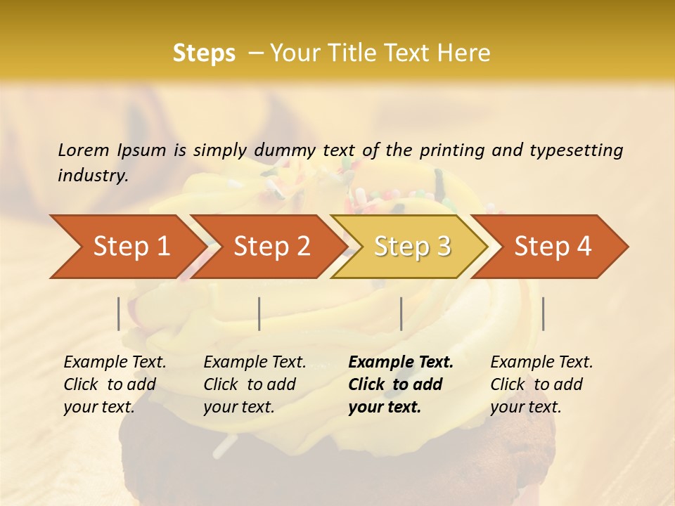 Cupcake Birthday Celebration PowerPoint Template