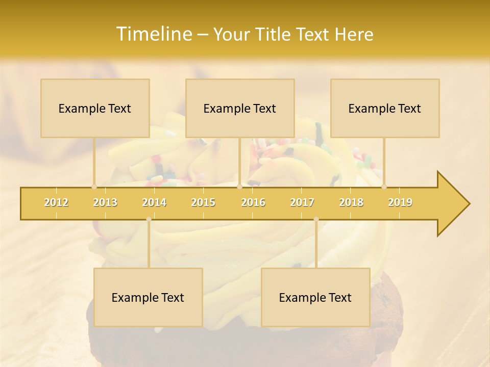 Cupcake Birthday Celebration PowerPoint Template