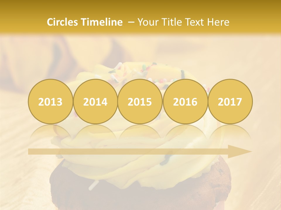 Cupcake Birthday Celebration PowerPoint Template