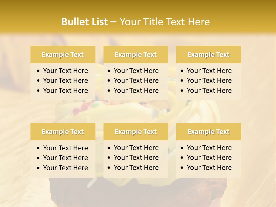 Cupcake Birthday Celebration PowerPoint Template