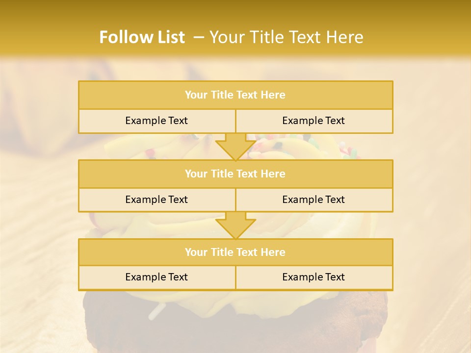 Cupcake Birthday Celebration PowerPoint Template