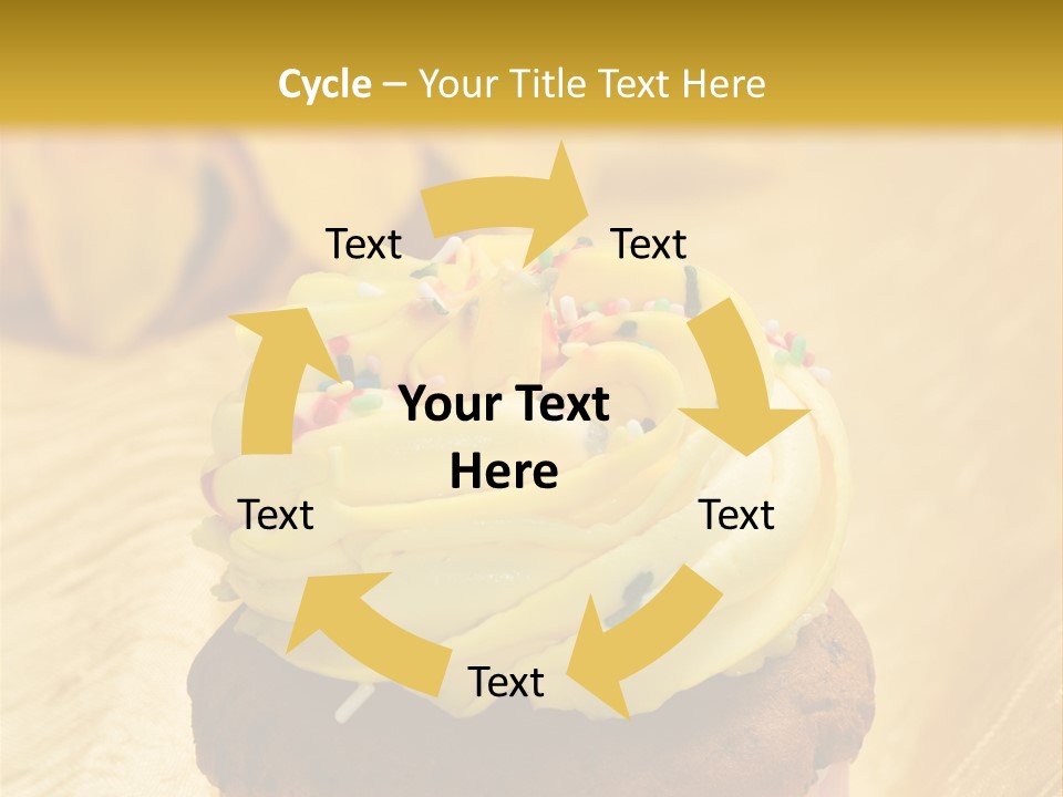 Cupcake Birthday Celebration PowerPoint Template