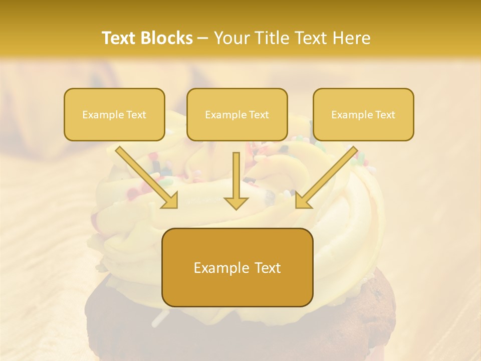 Cupcake Birthday Celebration PowerPoint Template