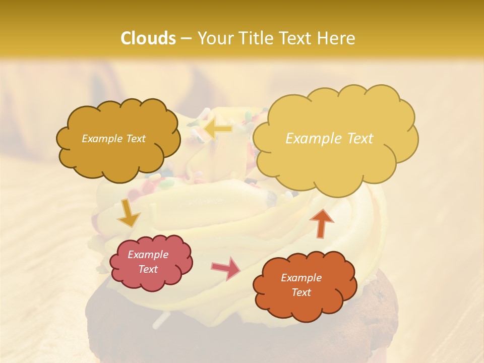 Cupcake Birthday Celebration PowerPoint Template