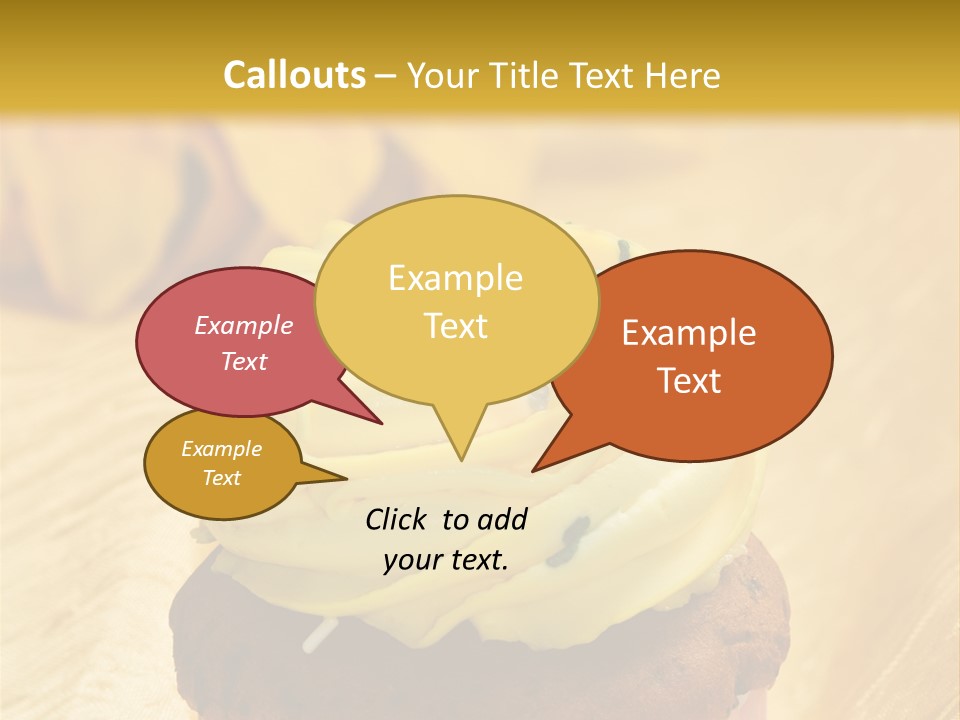 Cupcake Birthday Celebration PowerPoint Template