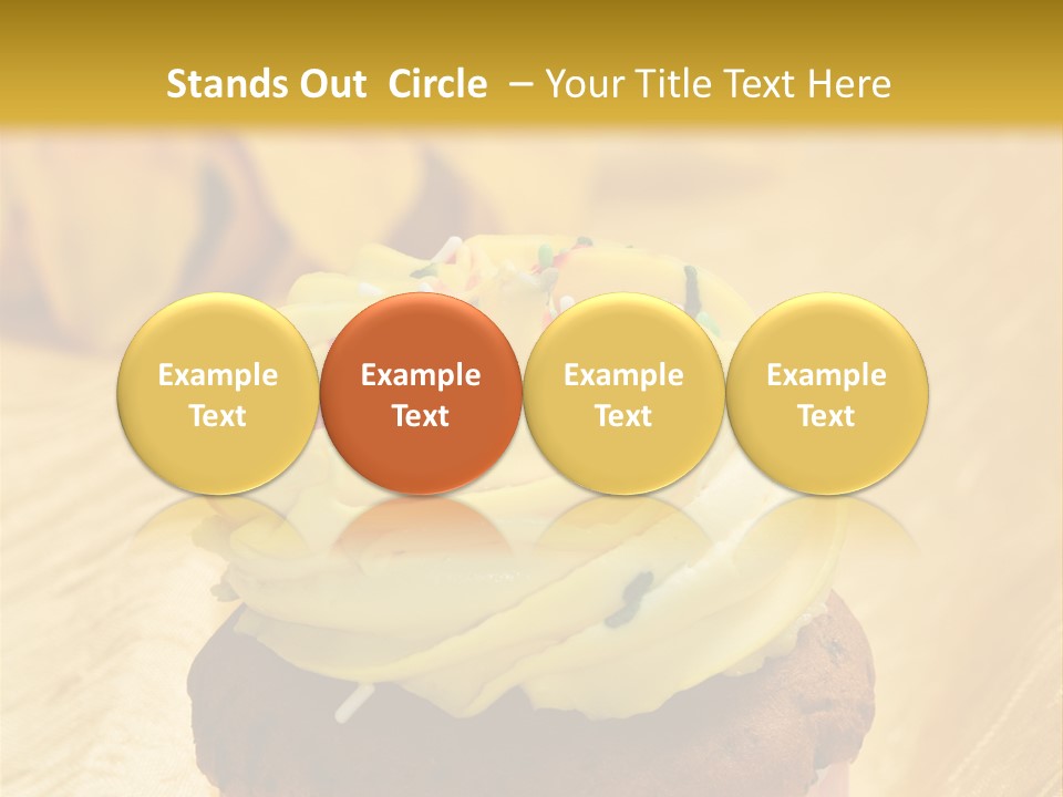 Cupcake Birthday Celebration PowerPoint Template