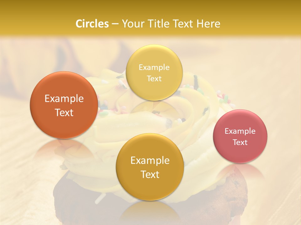 Cupcake Birthday Celebration PowerPoint Template