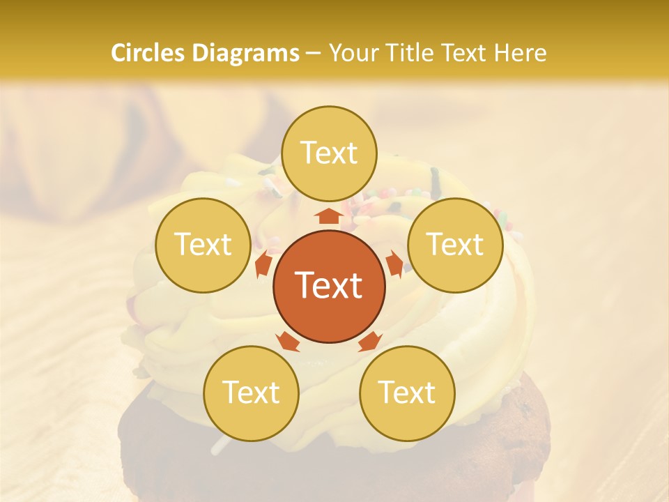 Cupcake Birthday Celebration PowerPoint Template