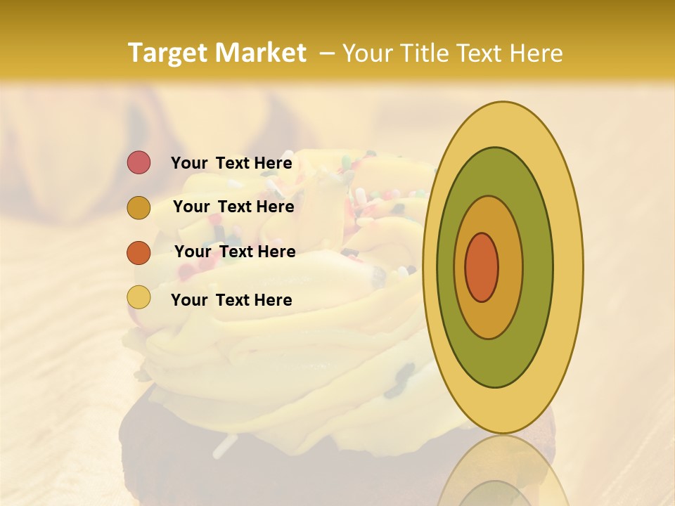 Cupcake Birthday Celebration PowerPoint Template