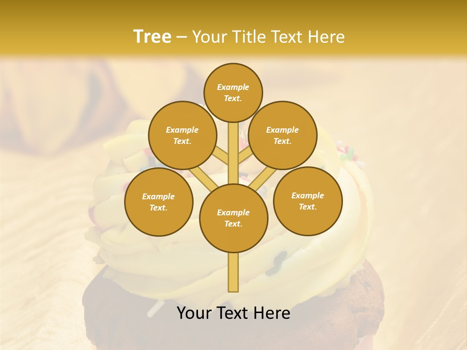 Cupcake Birthday Celebration PowerPoint Template