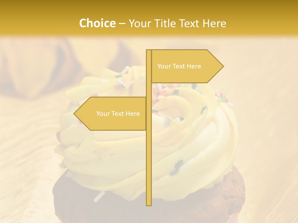 Cupcake Birthday Celebration PowerPoint Template