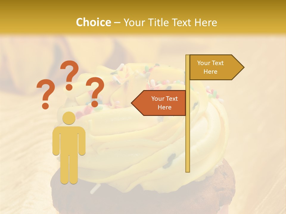 Cupcake Birthday Celebration PowerPoint Template