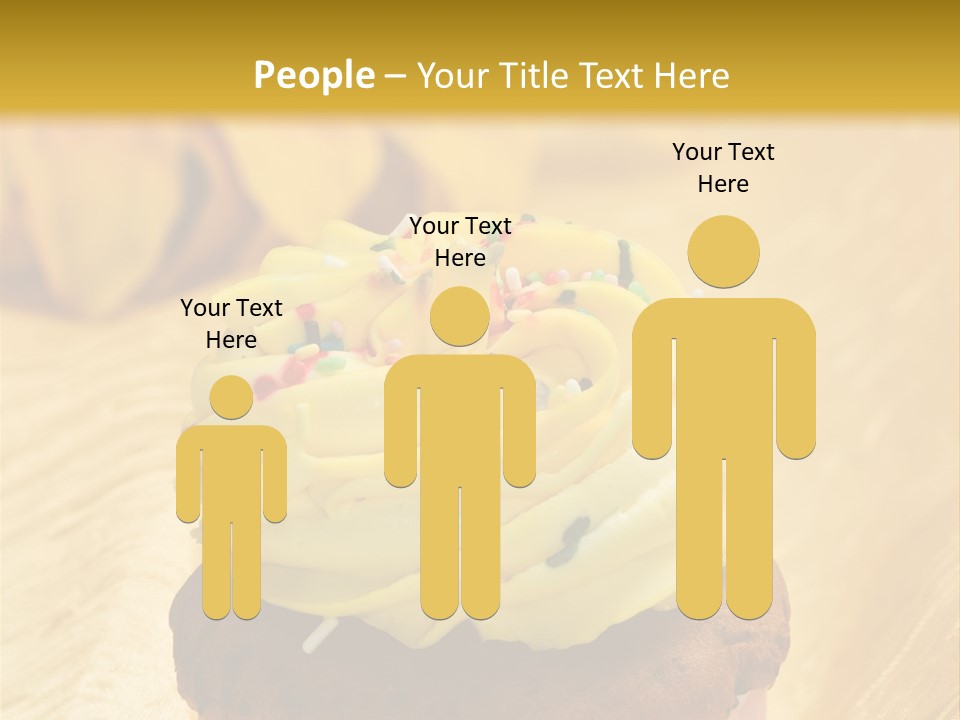 Cupcake Birthday Celebration PowerPoint Template