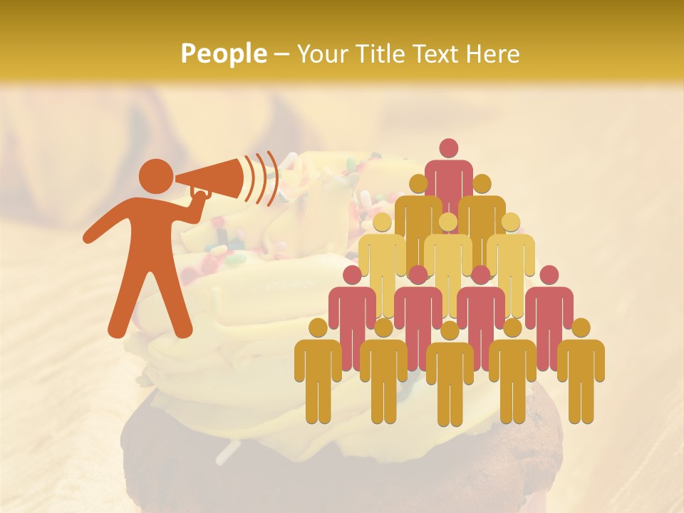 Cupcake Birthday Celebration PowerPoint Template