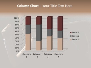 Caucasian Marathon Woman PowerPoint Template