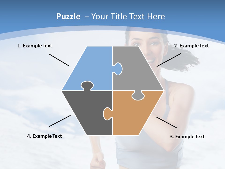 Running Will Fitness PowerPoint Template