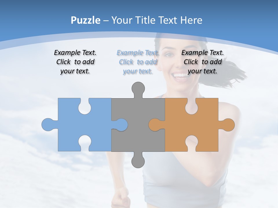 Running Will Fitness PowerPoint Template