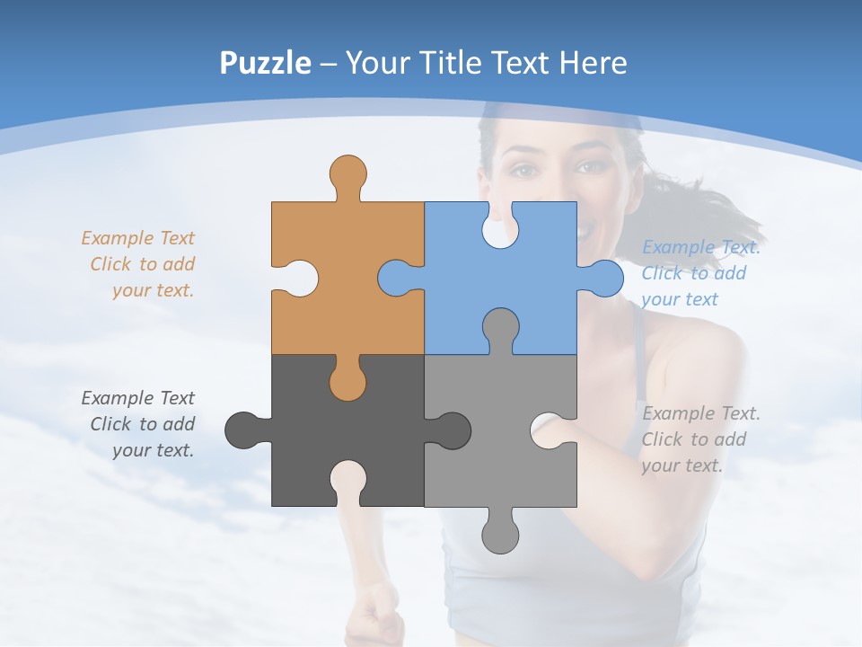 Running Will Fitness PowerPoint Template