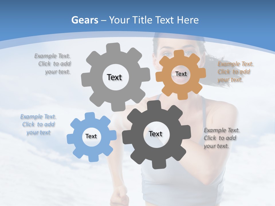 Running Will Fitness PowerPoint Template