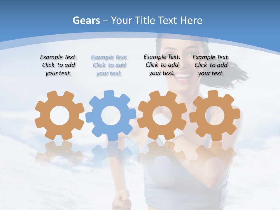 Running Will Fitness PowerPoint Template