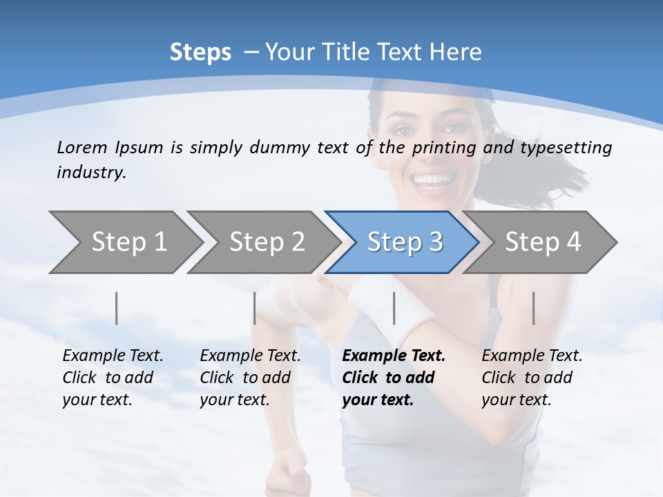 Running Will Fitness PowerPoint Template