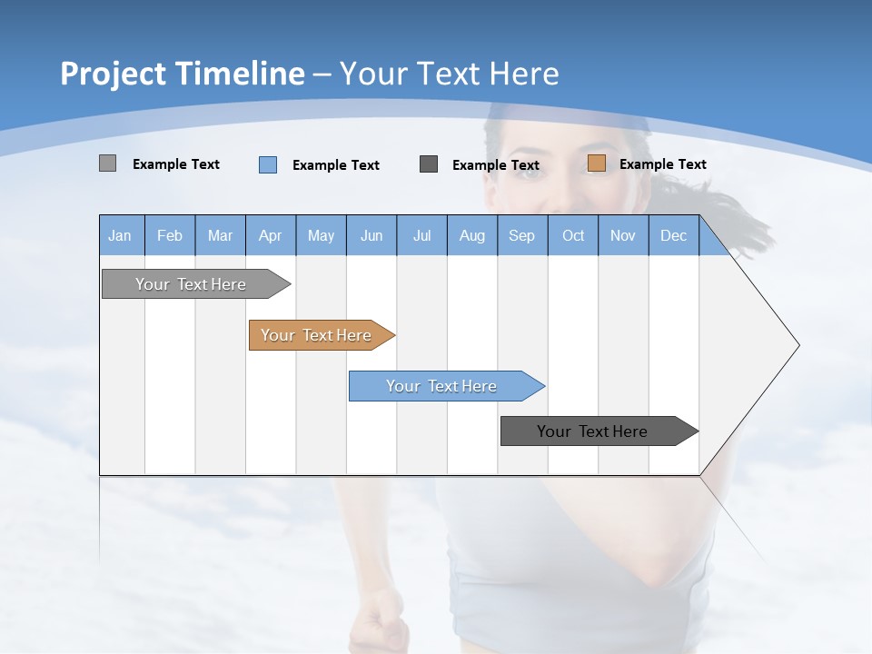 Running Will Fitness PowerPoint Template