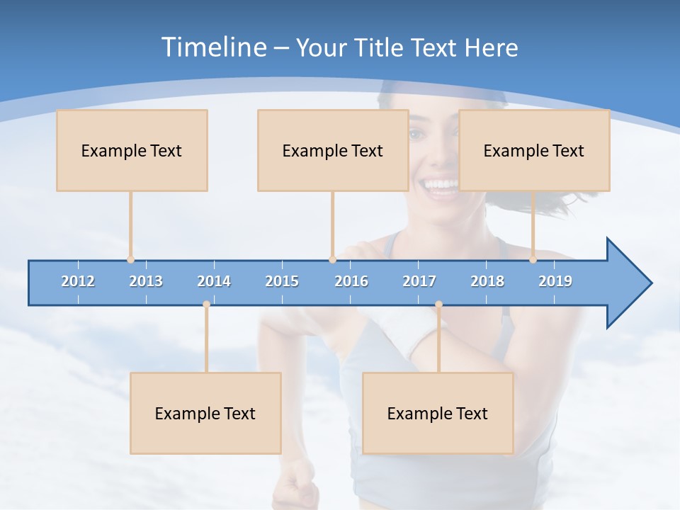 Running Will Fitness PowerPoint Template