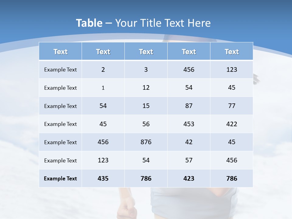 Running Will Fitness PowerPoint Template
