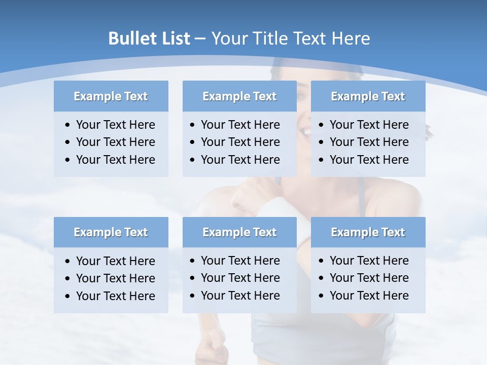 Running Will Fitness PowerPoint Template