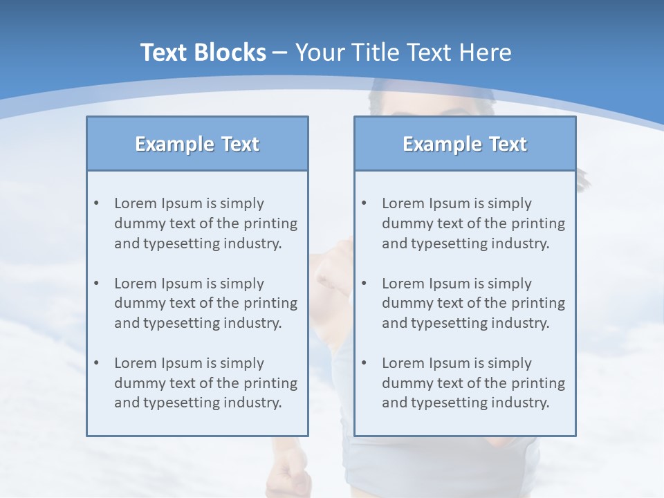Running Will Fitness PowerPoint Template