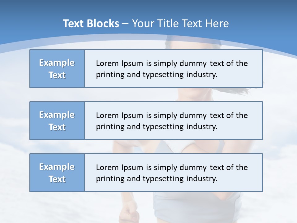 Running Will Fitness PowerPoint Template
