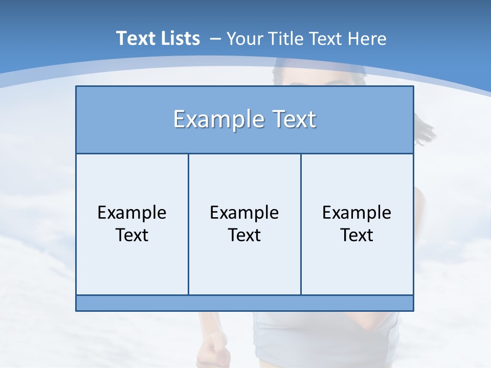 Running Will Fitness PowerPoint Template