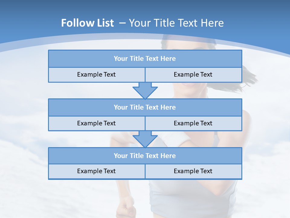 Running Will Fitness PowerPoint Template